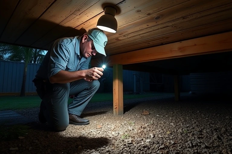 Under Deck Possum Removal Belmont